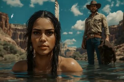 «¡Me Robaron La Ropa, Vaquero! Sálvame», Clamó La Mujer Apache En El Lago!