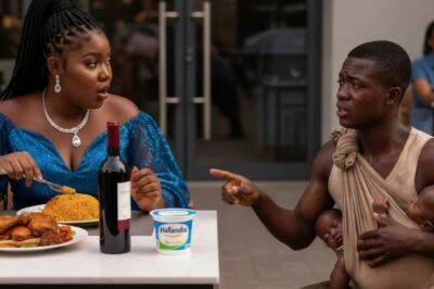 “¿Me das tus sobras, ma?” —Pero cuando el millonario lo miró a los ojos, todo cambió…