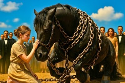 SEMENTAL SALVAJE HUMILLA A TODOS EN LA SUBASTA, HASTA QUE UNA MUCHACHA HUÉRFANA SORPRENDE AL MUNDO…