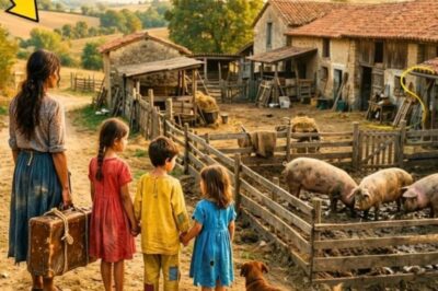 La viuda abandonada por su madre compró un pequeño rancho viejo con solo 3 cerdos… Años después…