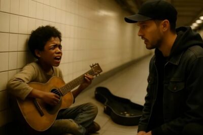 CANTANTE VE A NIÑO HUMILDE TOCANDO GUITARRA VIEJA… Y HACE ALGO QUE CAMBIA SU VIDA