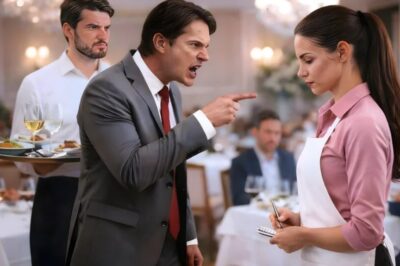 MILLONARIO SE DISFRAZÓ DE MESERO… Y DESCUBRIÓ AL GERENTE HUMILLANDO A SU MEJOR EMPLEADA