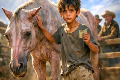 Un niño sin hogar compra un caballo sin pelo y “discapacitado” por un dólar, pero nunca imaginó que esa decisión cambiaría su vida…