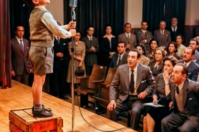 Camilo Sesto, 5 Años, Apenas Llegaba al Micrófono — Lo Que Pasó Hizo Que los Jueces se Levantaran