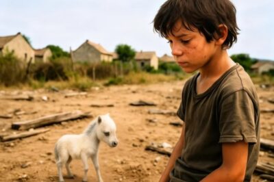CABALLO COJO FUE ABANDONADO AL NACER, PERO UN JOVEN SIN HOGAR HIZO ALGO QUE NADIE IMAGINABA…
