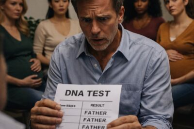 During a trip abroad, a middle-aged man impregnated four women simultaneously; the DNA test results left him speechless.