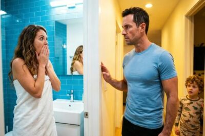 Un padre soltero entró al baño y de repente vio a una mujer Lo que ella le susurró lo dejó en shock
