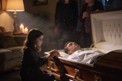 AN 8-YEAR-OLD GIRL DID NOT LEAVE HER FATHER’S COFFIN… AND WHEN EVERYONE THOUGHT IT WAS JUST GRIEF, SOMETHING UNKNOWN TURNED THE SILENCE INTO FEAR.