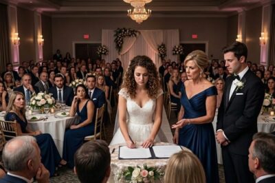 My Mother-in-Law Made Me Sign Away Everything in Front of 300 Guests… She Didn’t Know I Was About to End the Wedding—and Expose Them All