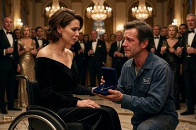 She Hired Him as a Janitor… Not Knowing He Was the Man Who Destroyed—and Saved—Her Life Three Years After the Crash That Took Her Legs, One Truth at a Gala Would Change Everything Forever