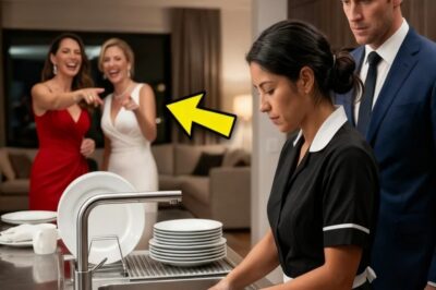 La humillaron lavando platos… sin saber que su esposo MILLONARIO es el dueño de la mansión