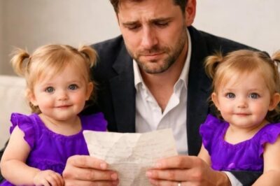 El millonario pensó que ella huyó… pero sus gemelas volvieron con una carta que lo destruyó!