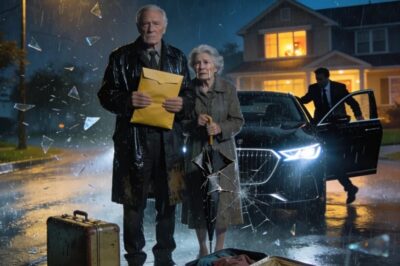 THEY THREW THEIR ELDERLY PARENTS OUT INTO THE STORM—NEVER KNOWING THE OLD MAN THEY HUMILIATED WAS CARRYING A SECRET THAT WOULD WIPE OUT EVERYTHING THEY THOUGHT THEY’D WON