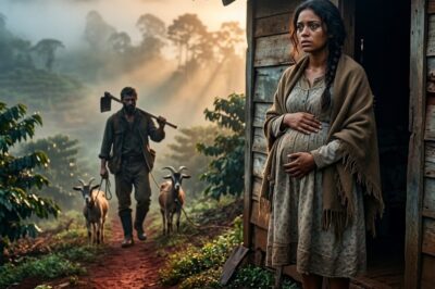 Seven Months Pregnant and Abandoned on a Remote Coffee Hill, She Thought She’d Die Alone—Until a Stranger Arrived with Two Goats and a Hoe