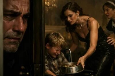 EL MILLONARIO SE ESCONDIÓ — PERO VIO A SU NOVIA DARLE COMIDA DE PERRO AL NIÑO DISCAPACITADO