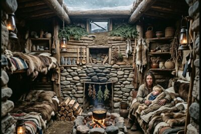 He Threw His Wife and Sick Son Into the Deadliest Blizzard in North Dakota—What She Built in the Cave Shocked the Whole Town