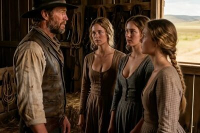 “Think You Can Survive Us All?”The Sisters Surrounded The Lone Cowboy In His Barn |Wild West Stories