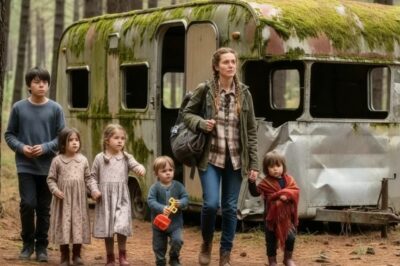 LA VIUDA SE MUDÓ AL REMOLQUE ABANDONADO EN EL BOSQUE, HASTA QUE OYÓ ALGO BAJO LA TIERRA