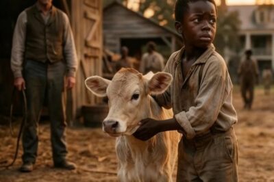 El señor le regaló una vaquita al niño esclavizado… pero el capataz fue detrás de ella en la noche.