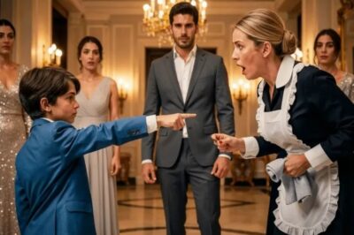 El Millonario Pidió a su Hijo Elegir una Madre entre Modelos… y Él Escogió a la Empleada Domést