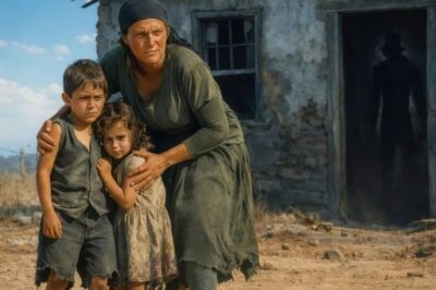 Viuda entra en una casa abandonada y encuentra a dos niños… pero no estaban solos.