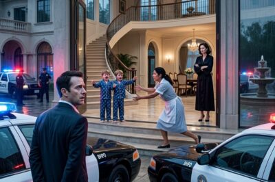 The billionaire was handcuffed in front of his twin sons—then the butler opened the wall. The truth was hidden inside…