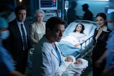 She Died During Childbirth and Her Husband Smiled—Then the Doctor Said, “It’s Twins,” and Everything Fell Apart