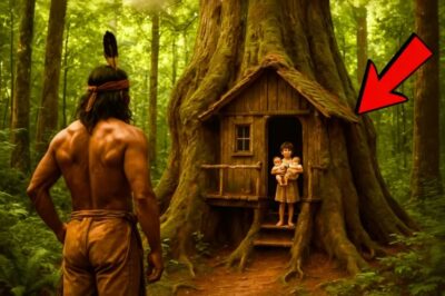 Un apache encontró una casa en el árbol y vio una escena que lo dejó impactado.