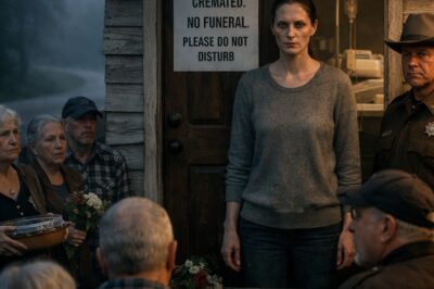 For Twelve Years, Everyone Called Her the Most Loyal Wife in Town—But When Her Husband Died and She Refused to Let Anyone Mourn Him, the Police Opened the Door and the Whole Street Went Silent