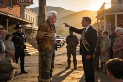 They Tied the Old Lieutenant to a Post and Called Him a Traitor—Then He Whispered One Order That Brought the Whole Town Down