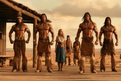 Una mujer sola por años… y 5 apaches gigantes cambiaron su vida