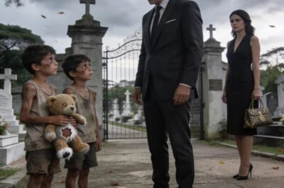 “Sir, please buy our teddy bear… to help Mom” - What the millionaire did next was surprising.