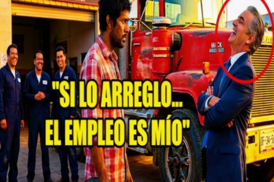 Si puedo arreglarlo, el trabajo será mío”, las palabras del mecánico hicieron reír a todos… luego, de repente…