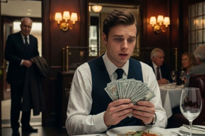 Un Mesero Vio Al Anciano Dejar $10,000 De Propina — La Nota Decía “Tú Fuiste Mi Donante
