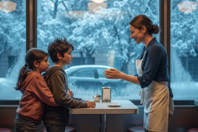 Una Camarera Pobre Alimentó a Dos Huérfanos… 20 Años Después, un Helicóptero Llegó a su Casa  