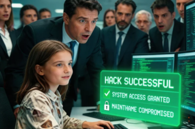 CEO Entra en Pánico al Fallar el Sistema — Hija del Conserje lo Repara y Sorprende a Todos