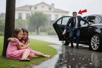 Millonario Llegó A Casa Sin Avisar Y Vio A Sus Gemelas Abandonadas Por La Esposa Bajo La Lluvia
