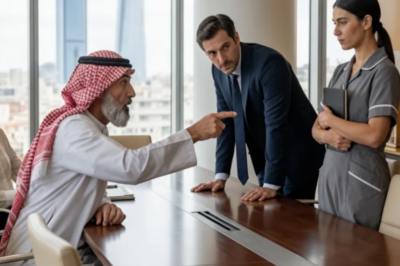 Furioso Millonario Árabe Se Iba — Hasta Que El Árabe De La Empleada De Limpieza Lo Dejó Paraliz