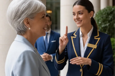 La Recepcionista Tímida Saludó A La Madre Sorda Del Millonario En Señas — Sin Saber Que Él Mira  