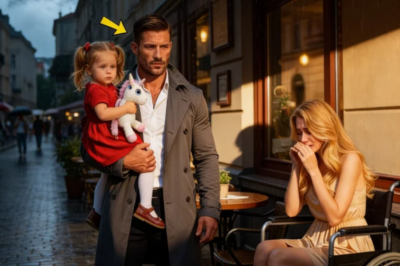 Mujer paralizada quedó sola en su primera cita—hasta que un CEO extraño con una niña se acercó.