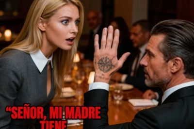 “SEÑOR, MI MADRE TIENE EL MISMO TATUAJE” — DIJO LA MESERA AL MILLONARIO… Y ÉL QUEDÓ HELADO