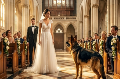 “Su Perro Policía Detuvo la Boda en el Último Segundo… Nadie Estaba Preparado Para la Verdad” 