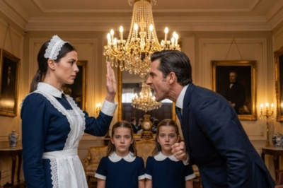 ¡No Toquen A Mis Hijas! — Gritó El Millonario, Pero La Nueva Empleada De Limpieza Se Volvió Y Dijo