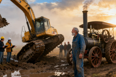 The Engineers Said Nothing Can Pull It Out — Then the Old Man Fired Up His 1912 Steam Engine !