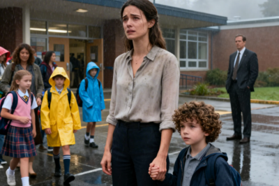 Her Son Was Barred From School for No Uniform… Then a Millionaire Did Something Surprising !