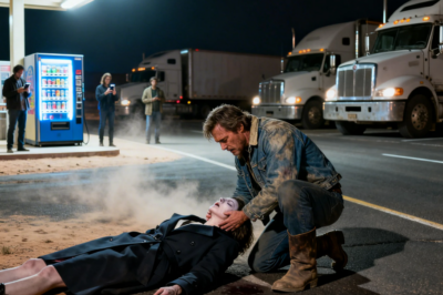 Single Dad Truck Driver Kissed a Billionaire to Save Her Life — Then Everything Changed !