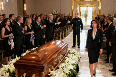 Single Dad Security Guard Halts Billionaire’s Funeral: ‘She’s Not Dead’ Shock Leaves Everyone Silent !