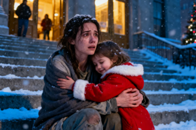 “I Think You Need A Hug… Said The Little Girl To The Young Homeless Woman At The Church Steps, … 