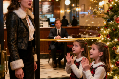 She Was About to Leave the Christmas Date… Until Two Little Girls Signed “Please Don’t !