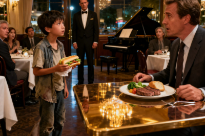 Please Don’t Take Our Food… My Mom Is Sick,” Said the Boy to the Single Dad CEO !